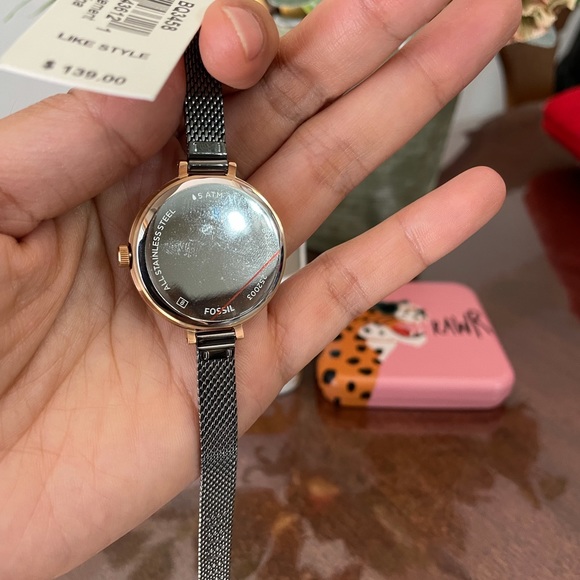 NEW AUTHENTIC FOSSIL CLASSIC MINUTE ROSE - Picture 6 of 10